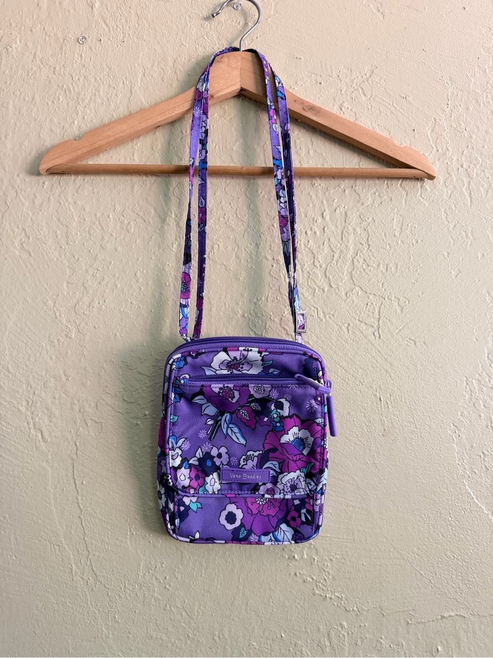 Vera Bradley Lavender Floral Crossbody Bag